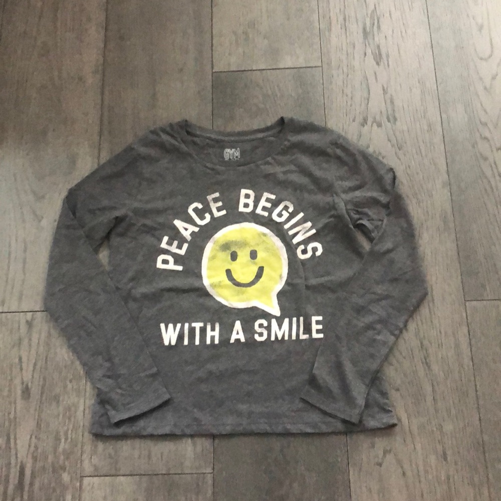 Gymboree 100% Cotton dark Gray girl’s T-shirt - Picture 1 of 6